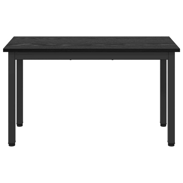 vidaXL Banc noir aspect chêne 80 x 35 x 45 cm Matériau à base de bois