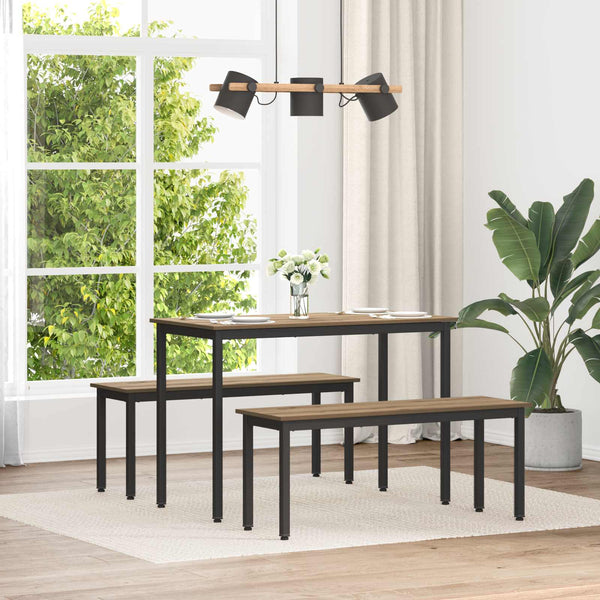 Eichenbank 110 cm für Ess- und Wohnzimmer