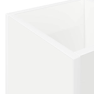 Weißer Schirmständer aus Holz