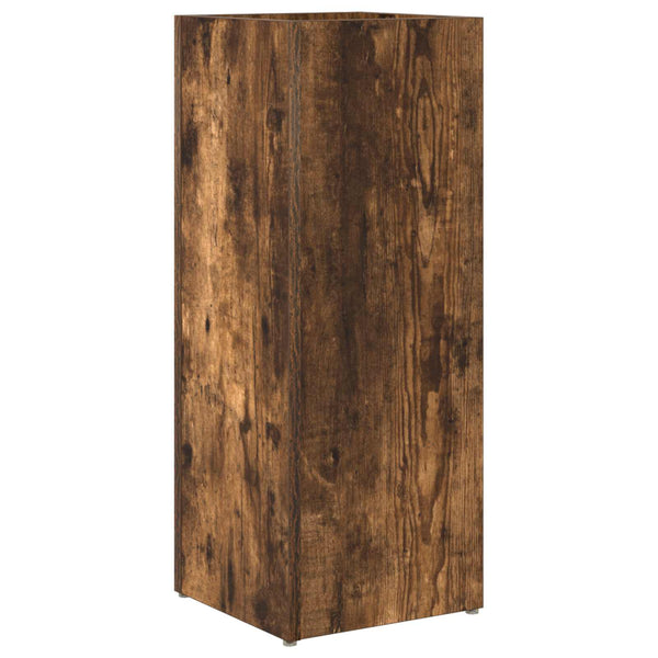 Holz Schirmständer Geräucherte Eiche