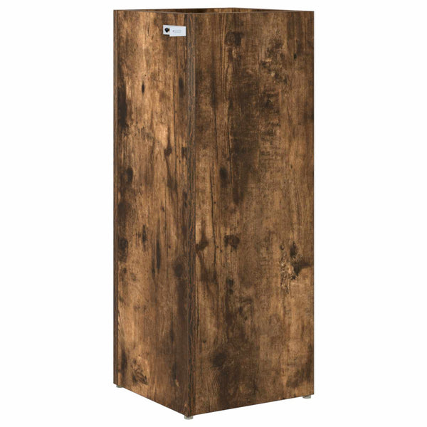 Holz Schirmständer Geräucherte Eiche