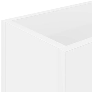 Weißer Schirmständer Holzwerkstoff