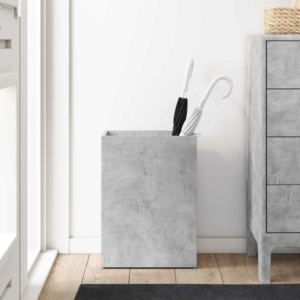 Schirmständer Beton Grau Holzwerkstoff