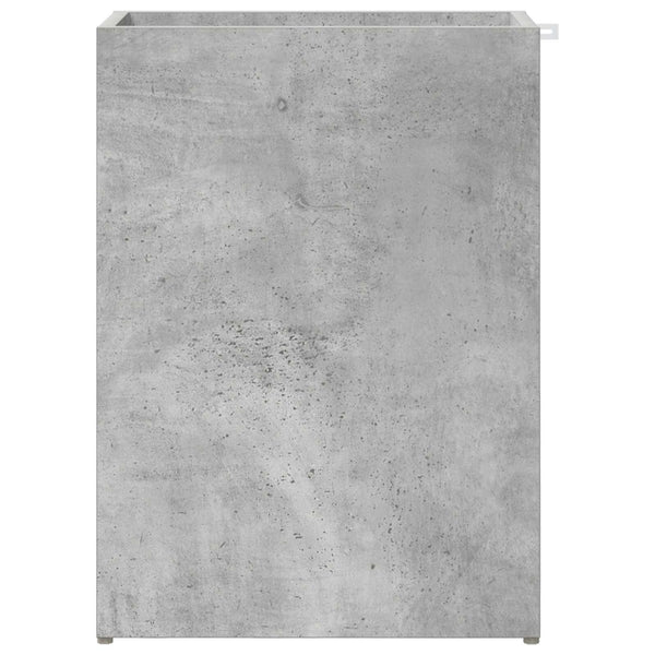 Schirmständer Beton Grau Holzwerkstoff