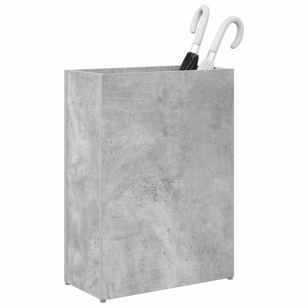 Schirmständer Beton Grau Holzwerkstoff