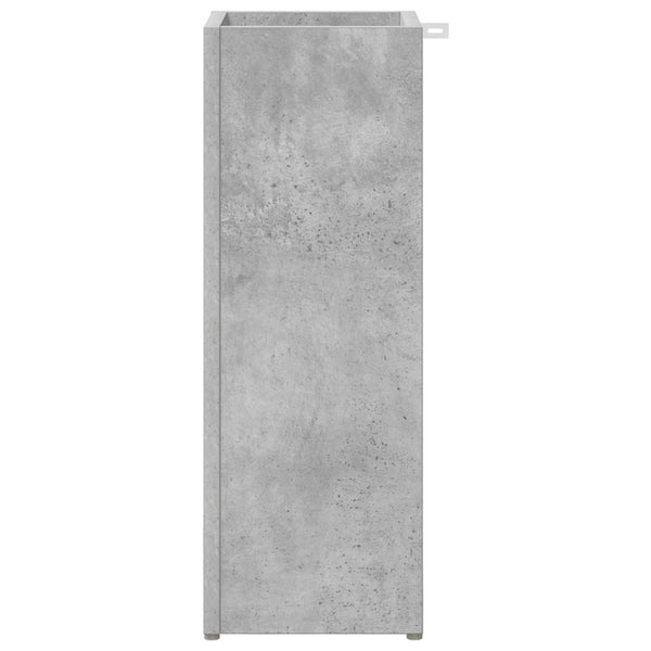 Schirmständer Beton Grau Holzwerkstoff