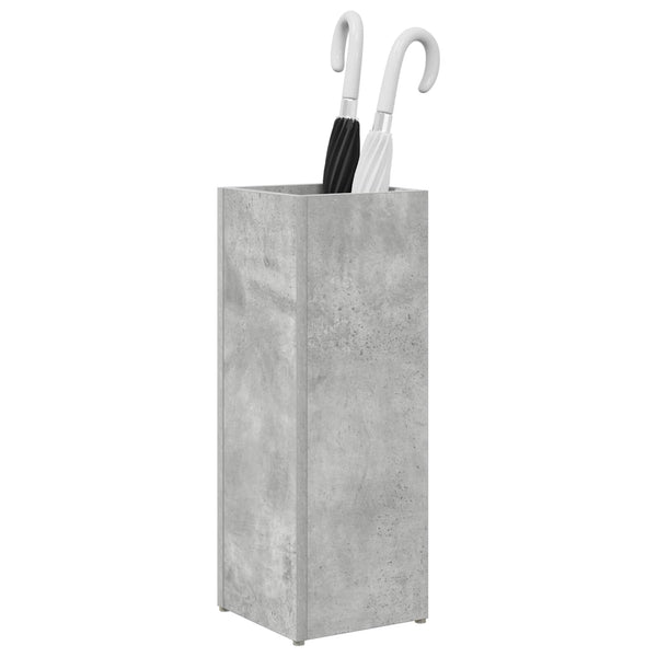 Schirmständer Beton Grau Holzwerkstoff