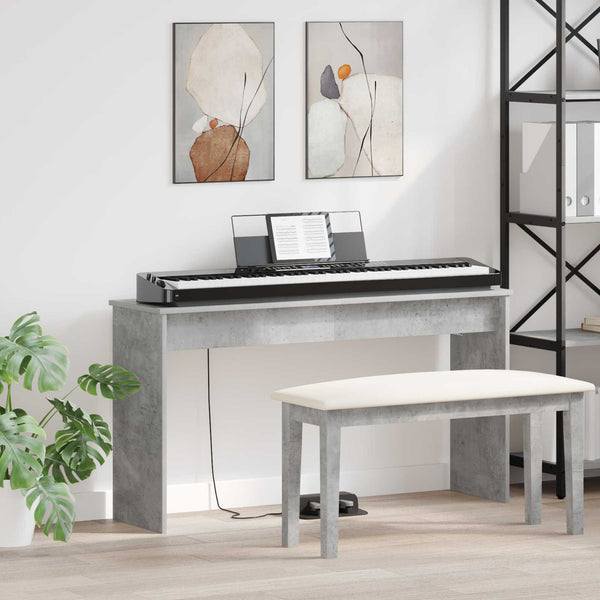 Klavierständer Beton Grau 120 cm