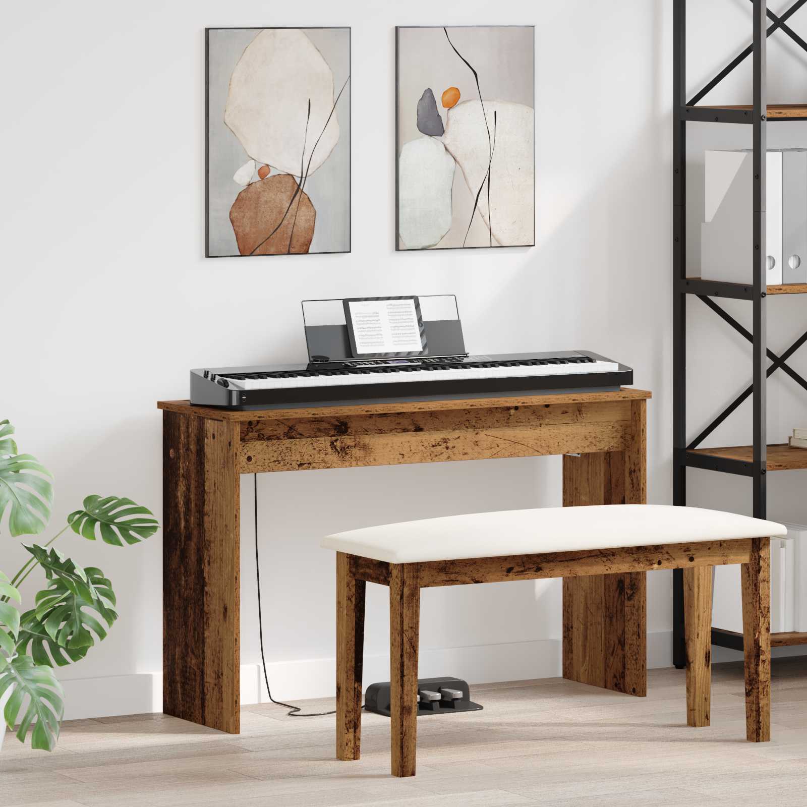 Keyboardständer Altholz 100 cm