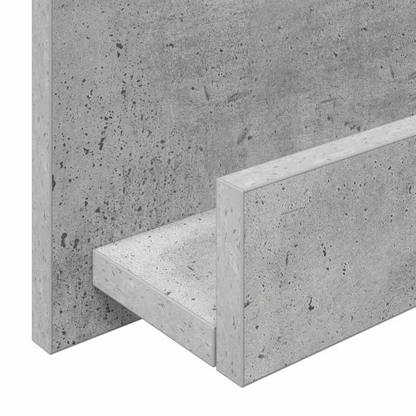 Graues Magazinregal aus Holz