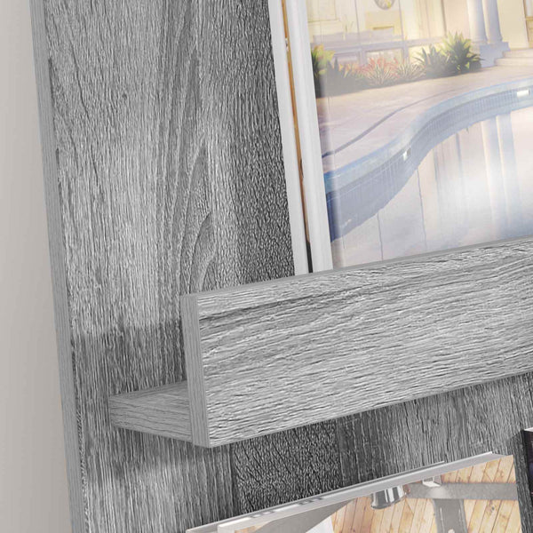 Magazinregal Sonoma Grau 51x102 cm