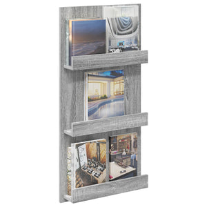 Magazinregal Sonoma Grau 51x102 cm