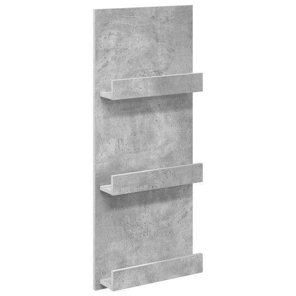 Zeitschriftenregal Beton Grau 43x102 cm