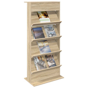 Zeitschriftenregal Sonoma-Eiche 70x41x156 cm