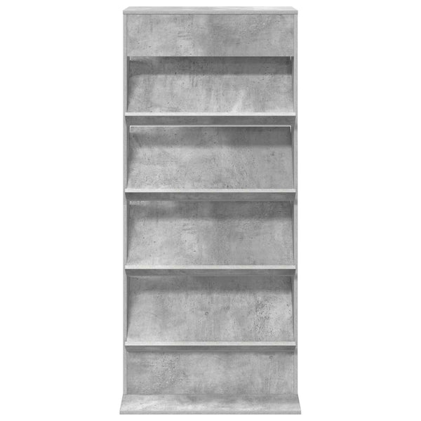 Magazinregal Beton Grau - Modernes Zeitschriftenregal aus Holzwerkstoff