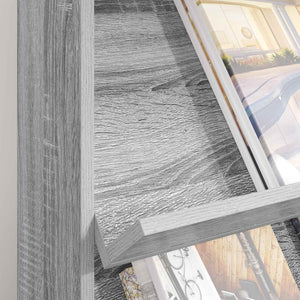 Magazinregal Sonoma Grau 70x41x156cm