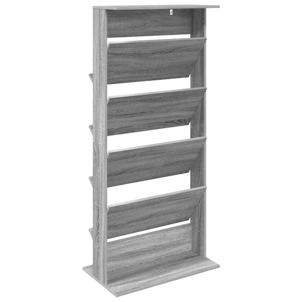 Magazinregal Sonoma Grau 70x41x156cm