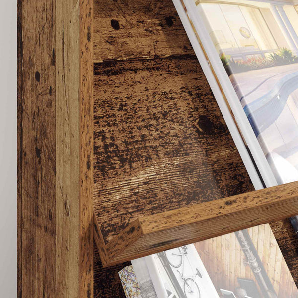 Zeitschriftenregal Altholz 70x41x156cm