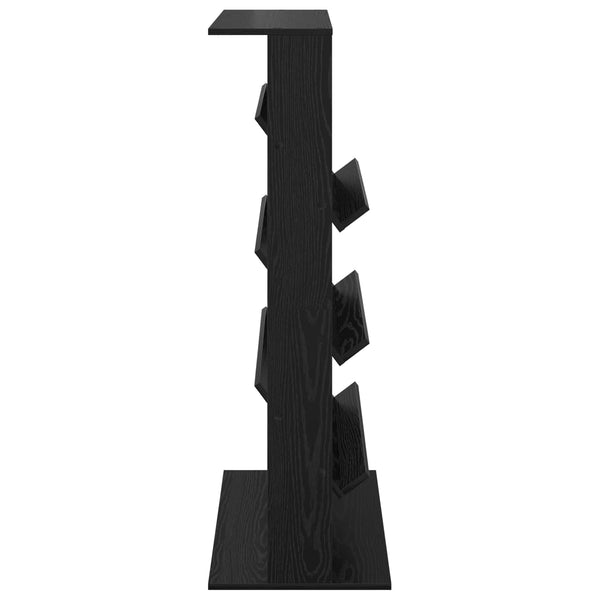 Zeitschriftenregal Schwarz Eiche 70x41x126cm