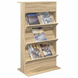 Magazinregal Sonoma-Eiche 70x41x126cm