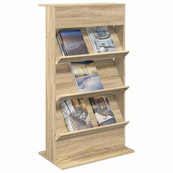 Magazinregal Sonoma-Eiche 70x41x126cm