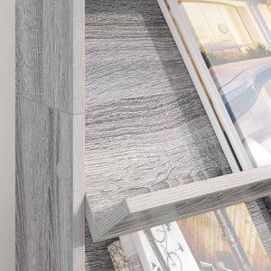 Zeitschriftenregal Sonoma Grau 70x41x126cm