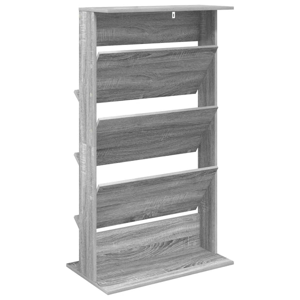 Zeitschriftenregal Sonoma Grau 70x41x126cm
