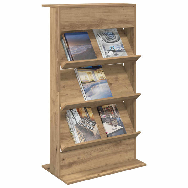 Zeitschriftenregal Artisan Eiche 70x41x126cm