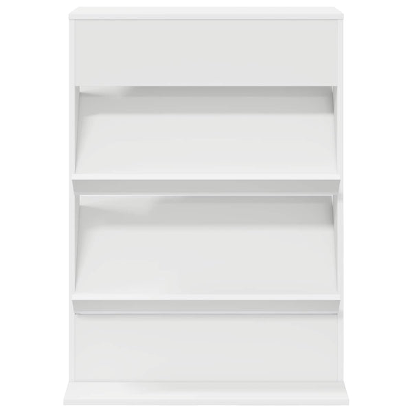 Magazinregal Weiß Holzwerkstoff 70x41x96cm