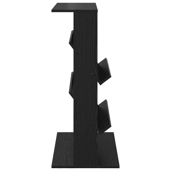Magazinregal Schwarz Eiche 70x41x96cm
