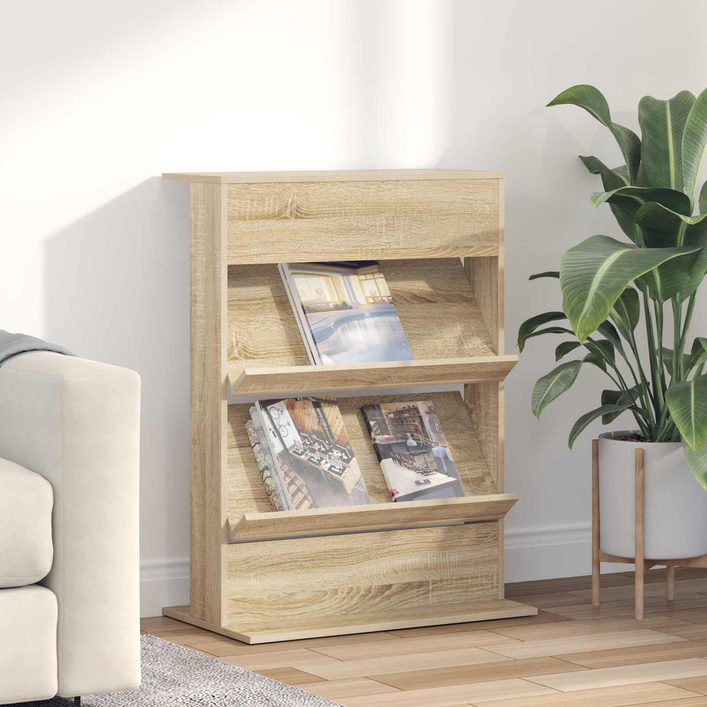 Zeitschriftenregal Sonoma-Eiche 70x41x96 cm