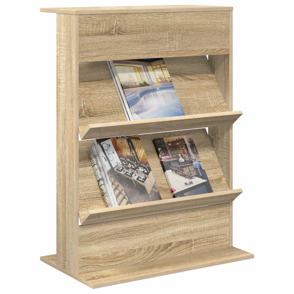 Zeitschriftenregal Sonoma-Eiche 70x41x96 cm