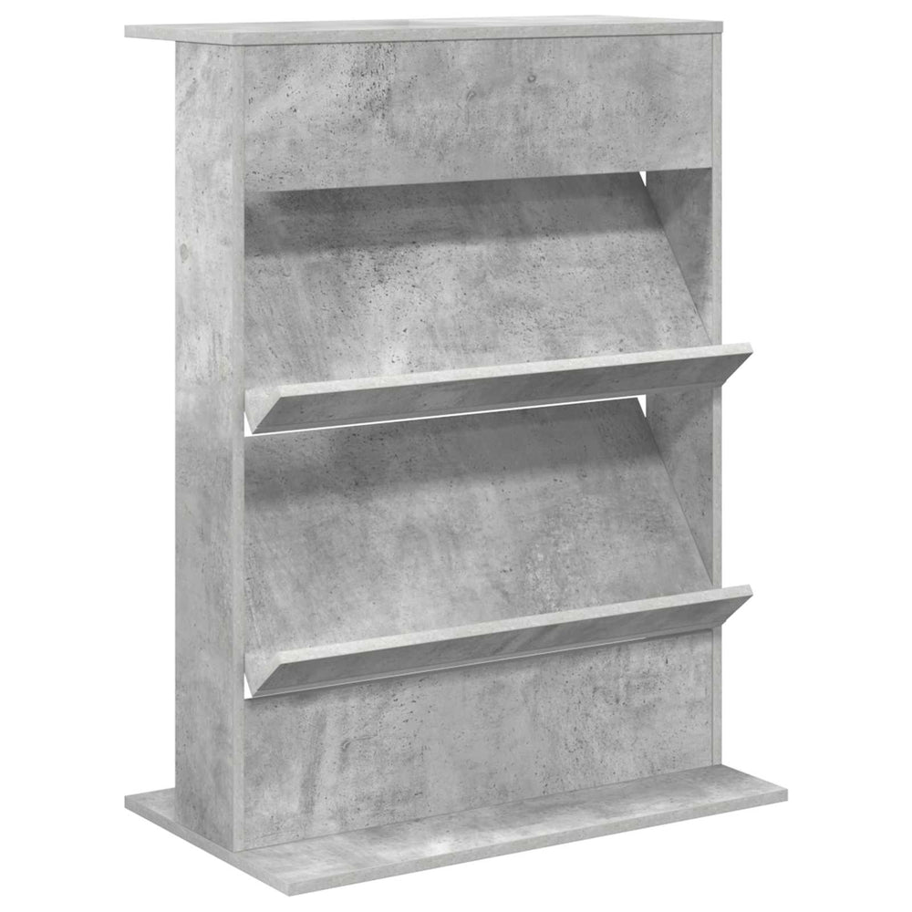 Magazinregal Beton Grau 70x41x96 cm