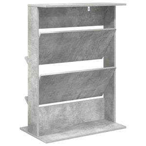 Magazinregal Beton Grau 70x41x96 cm