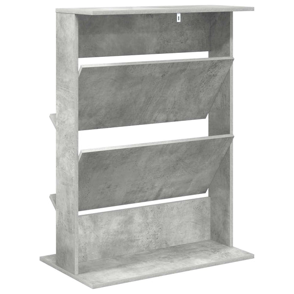 Magazinregal Beton Grau 70x41x96 cm
