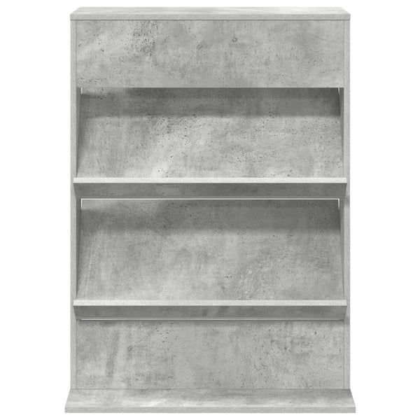 Magazinregal Beton Grau 70x41x96 cm
