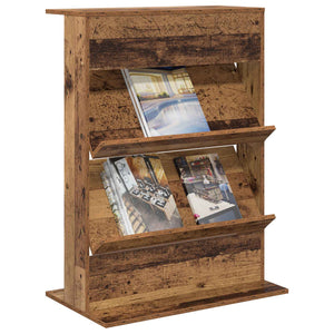 Zeitschriftenregal Altholz 70x41x96 cm
