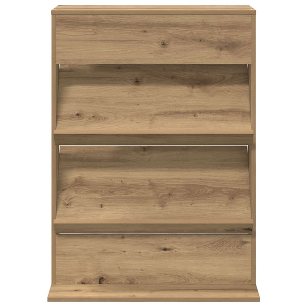 Zeitschriftenregal Artisan Eiche 70x41x96 cm