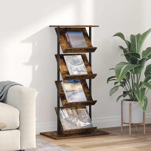 Magazinregal Geräucherte Eiche 68x40x123.5cm
