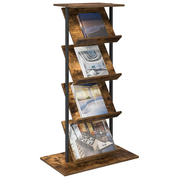 Magazinregal Geräucherte Eiche 68x40x123.5cm