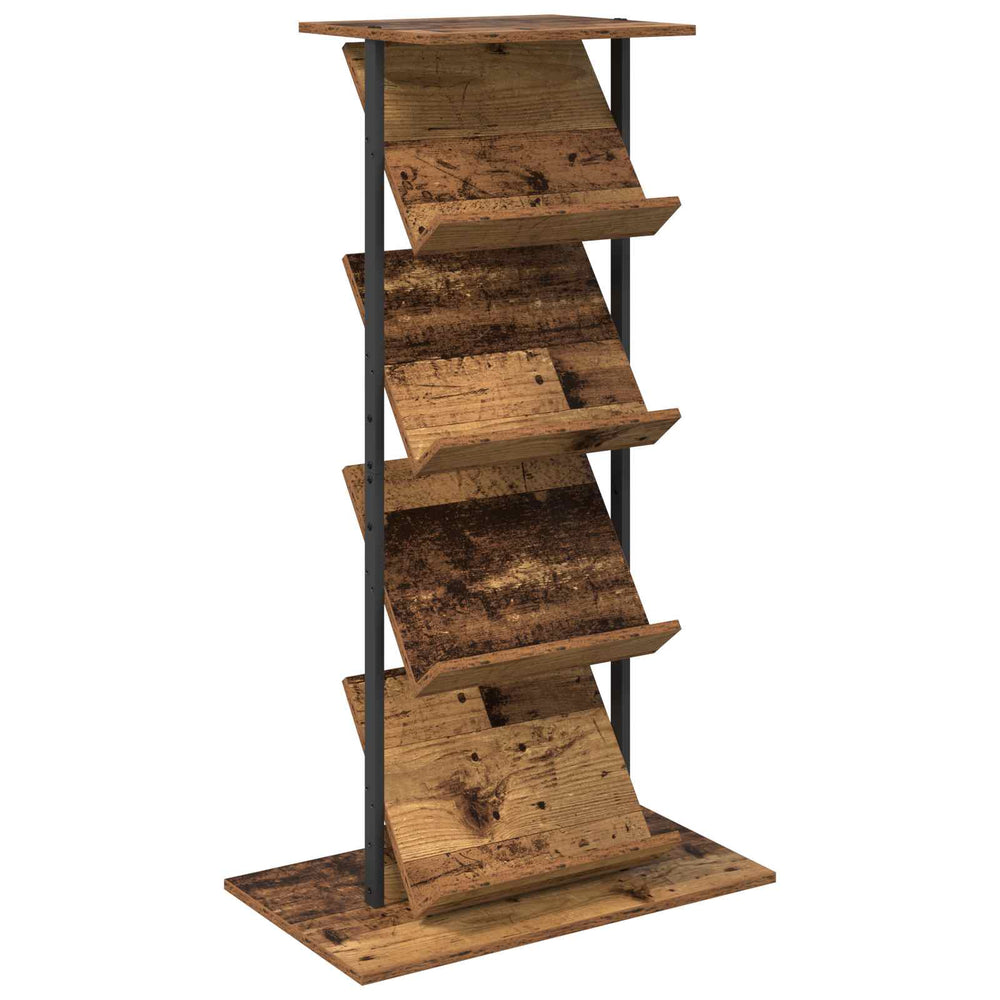 Zeitschriftenregal Altholz 68x40x123.5 cm