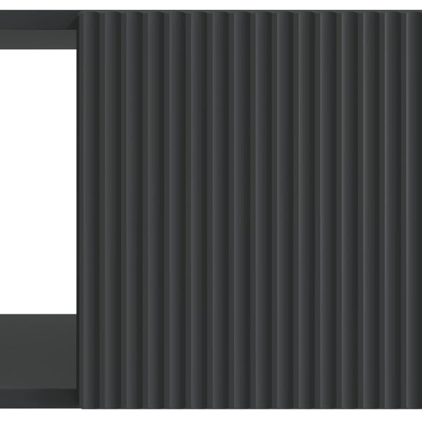 Schwarzer Couchtisch 90x50 cm