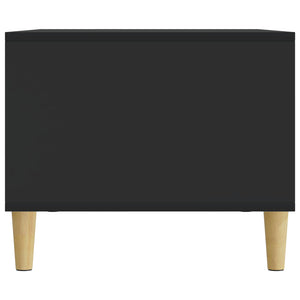 Schwarzer Couchtisch 90x50 cm
