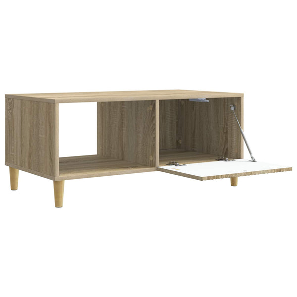 vidaXL Table basse chêne Sonoma 90 x 50 x 40 cm Bois d'ingénierie