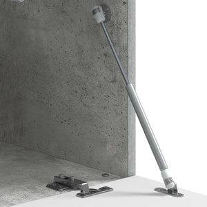 Betongrauer Couchtisch 90x50 cm