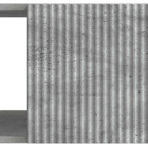 Betongrauer Couchtisch 90x50 cm