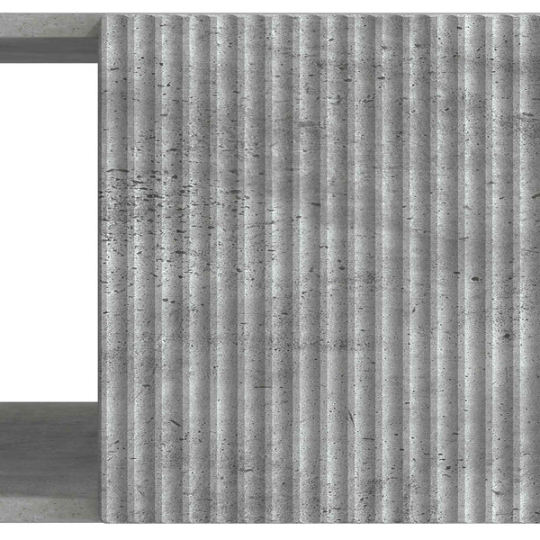 Betongrauer Couchtisch 90x50 cm