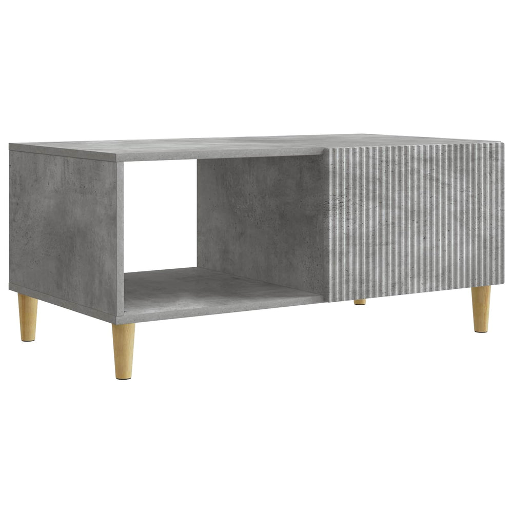 Betongrauer Couchtisch 90x50 cm