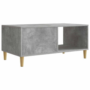 Betongrauer Couchtisch 90x50 cm
