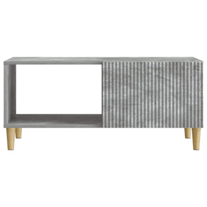 Betongrauer Couchtisch 90x50 cm